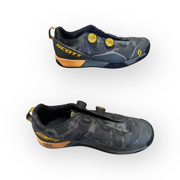 Scott Biking MTB AR Boa Clip Cycling Shoes Black Camouflage Design Size Mens 11 - Picture 13 of 16